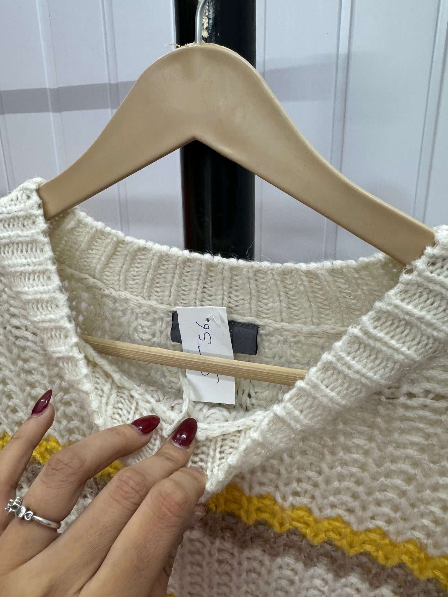 ST56-Yellow Stripe Jumper