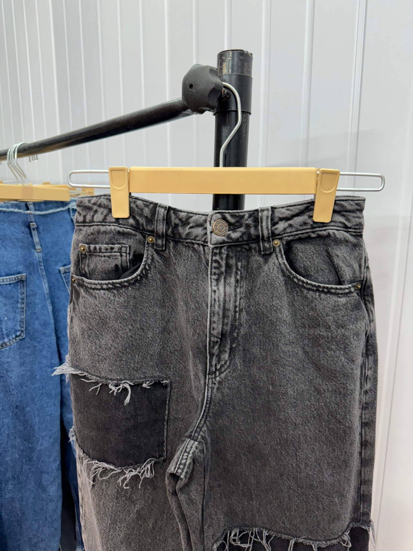 0105-26 Patchwork Jeans