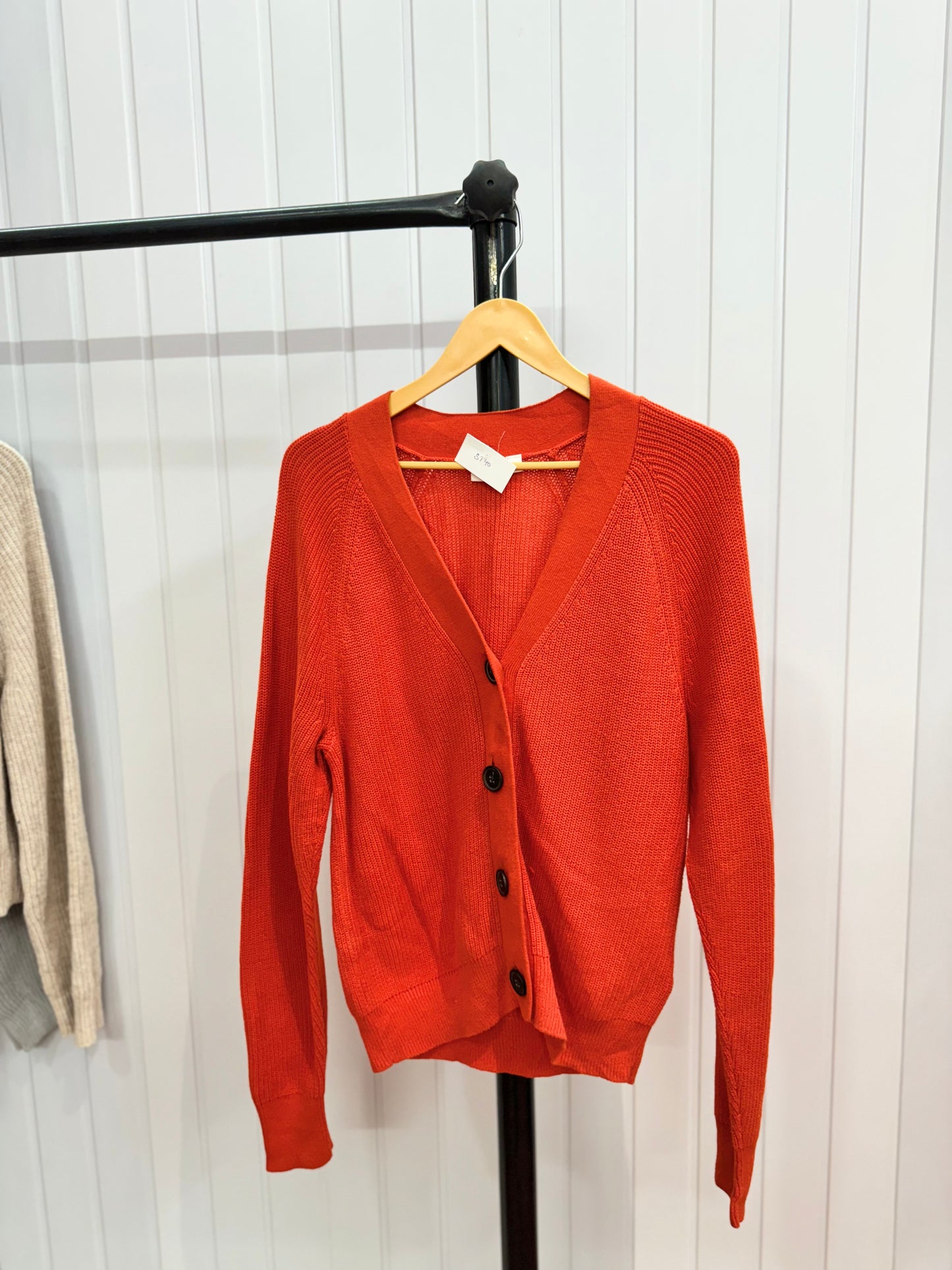 ST40-Orange Cardigan