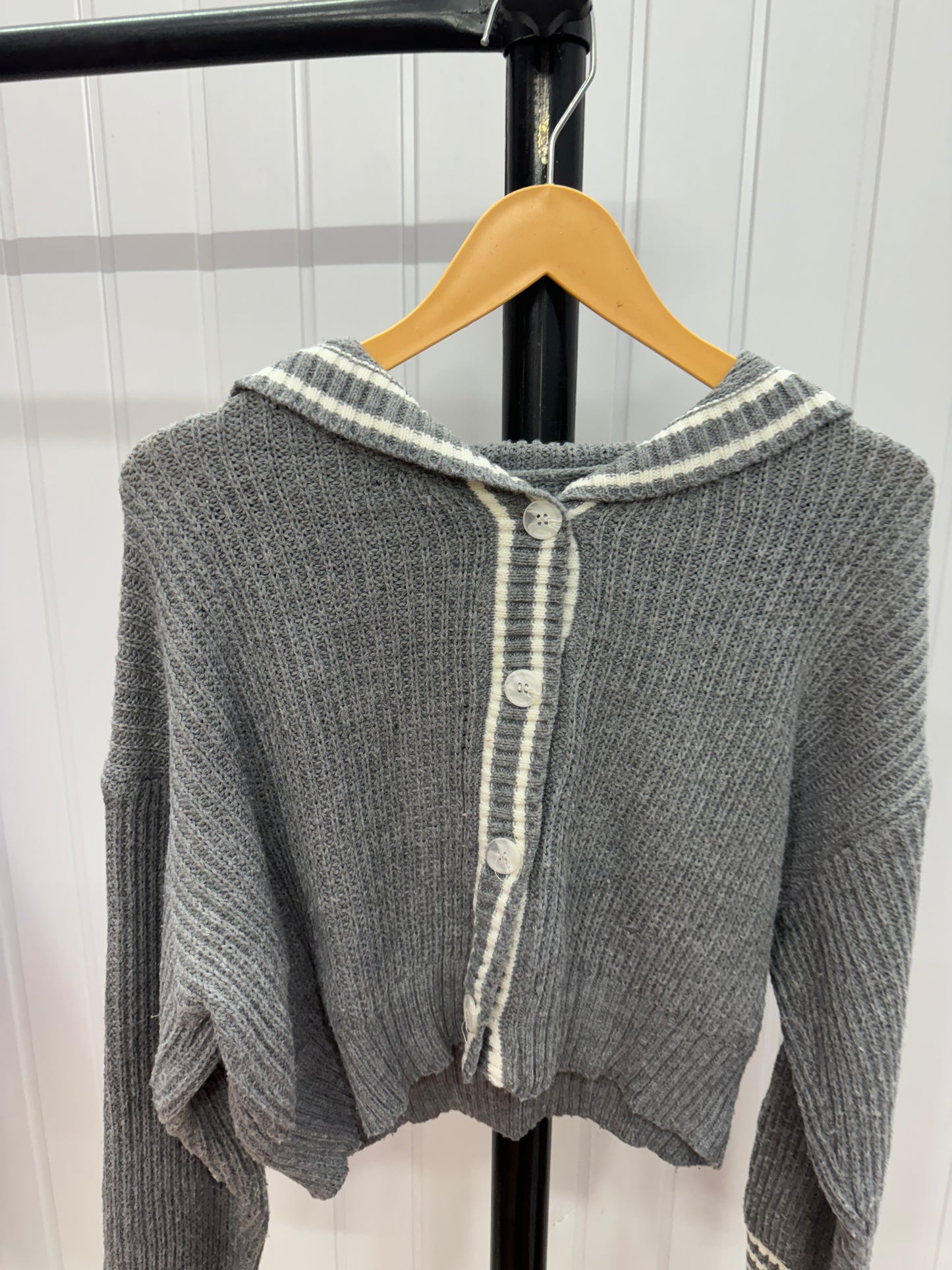 ST52-Grey Cardigan