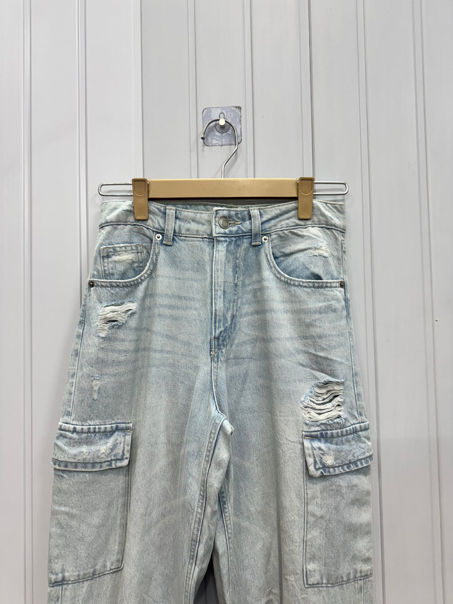 DE360-28 Cargo Baggy Jeans