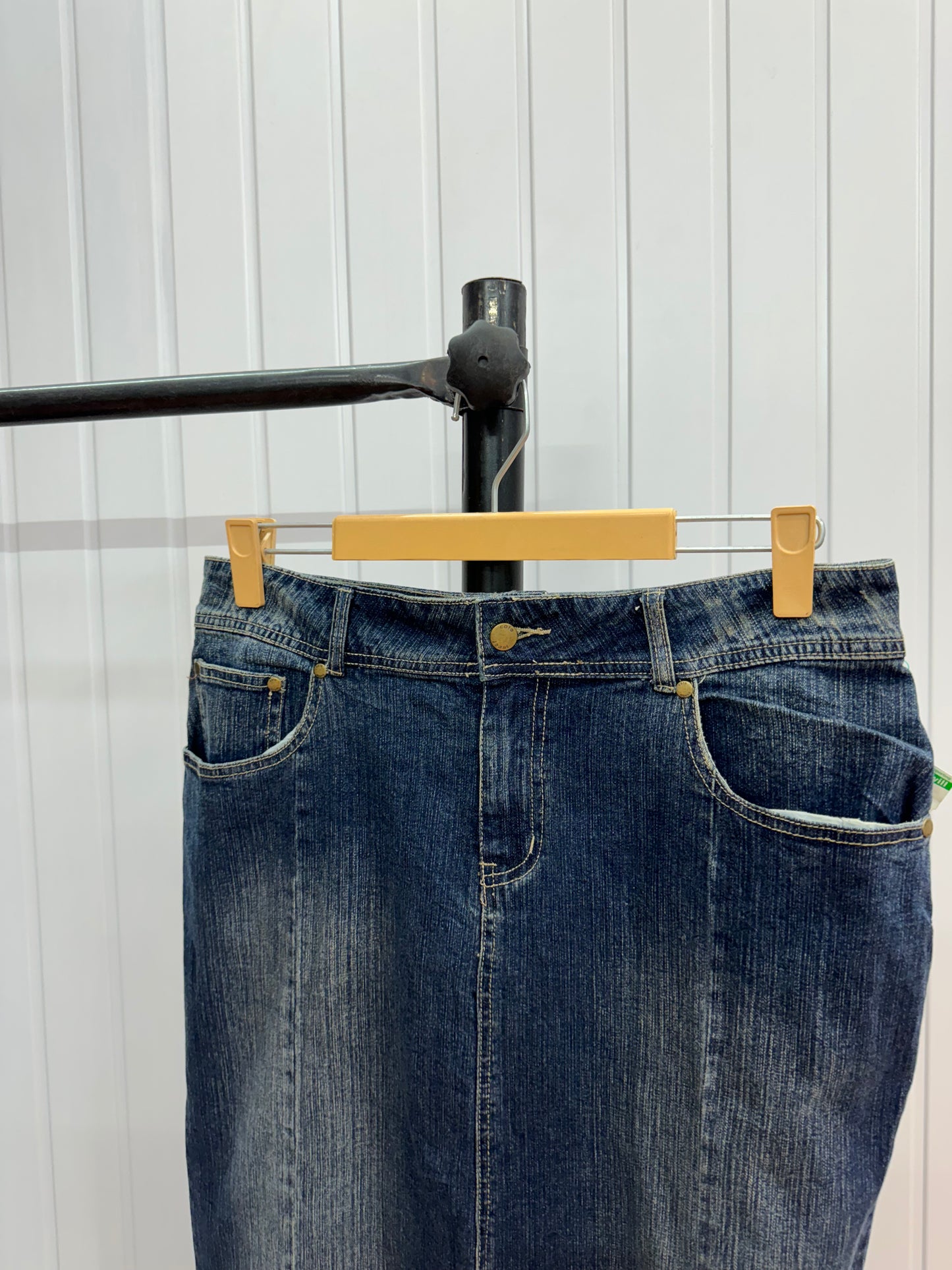 S32-34 Long Denim Skirt