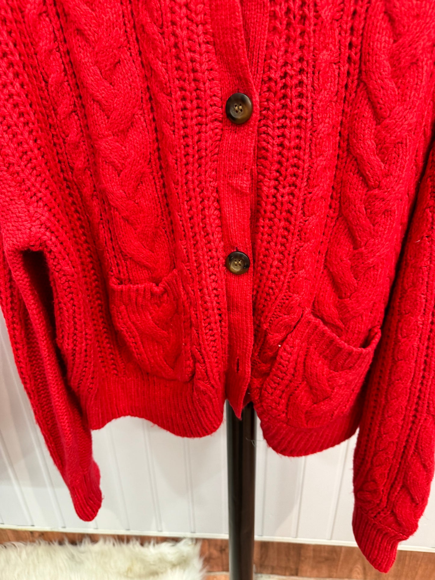 ST12-Red Cardigan