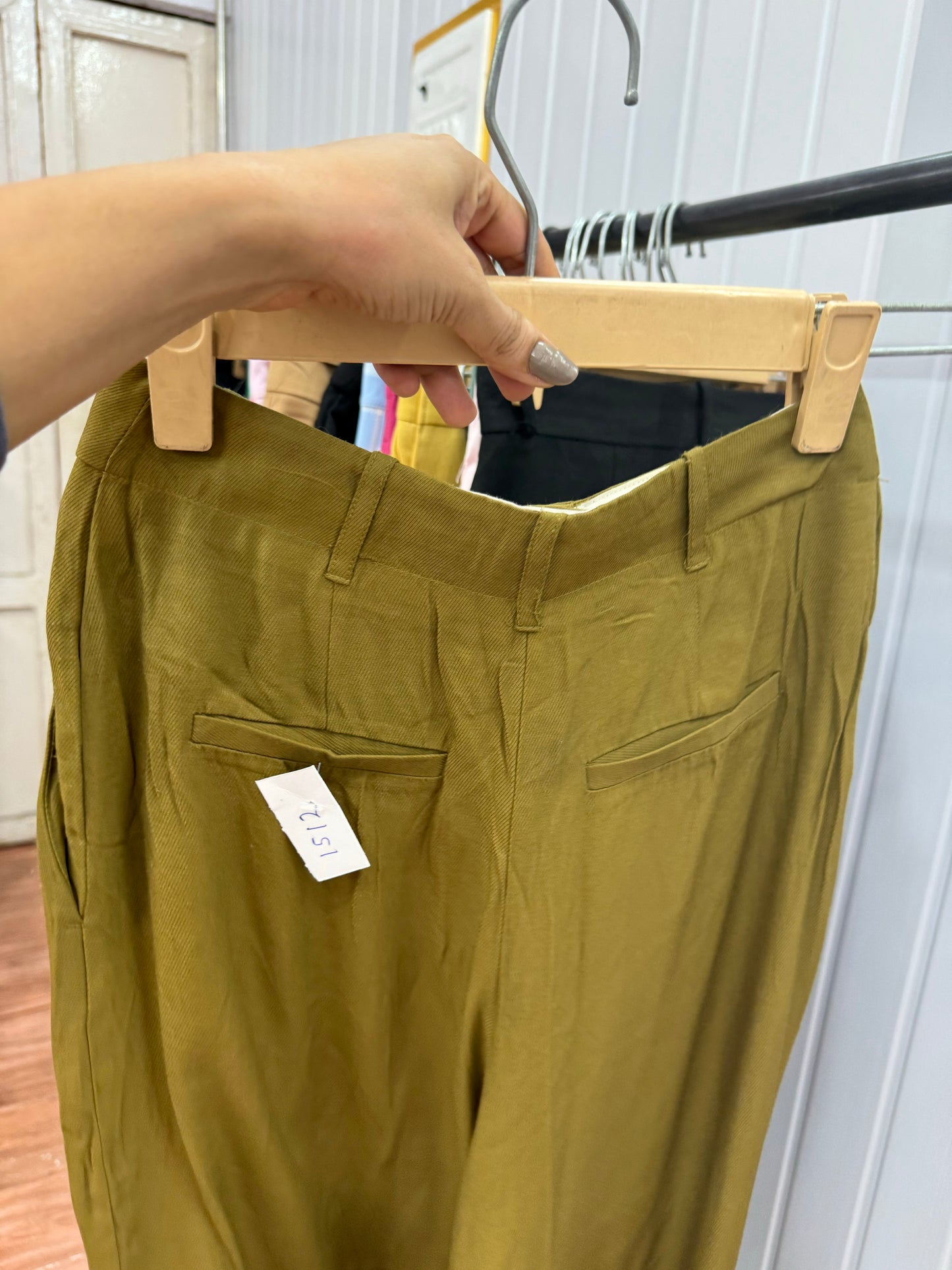 1512-24 Olive Balloon Pants