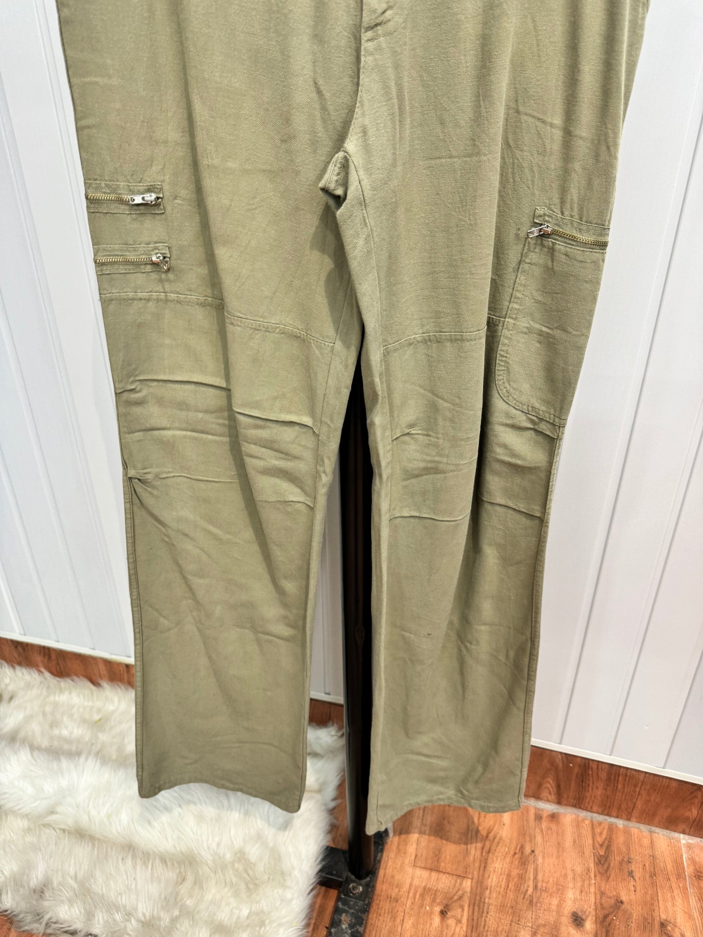 0408-34 Mint Wideleg Jeans