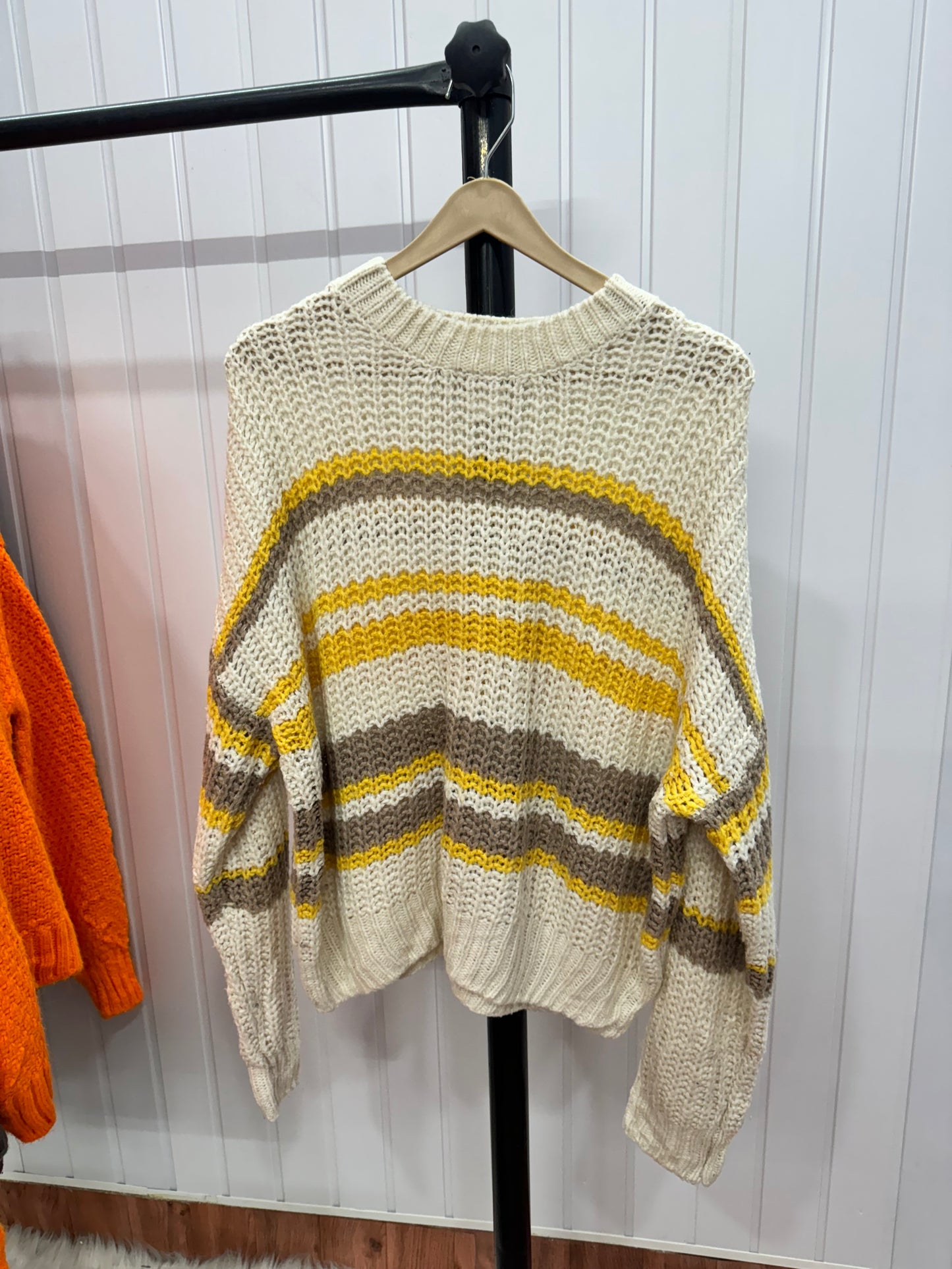 ST56-Yellow Stripe Jumper