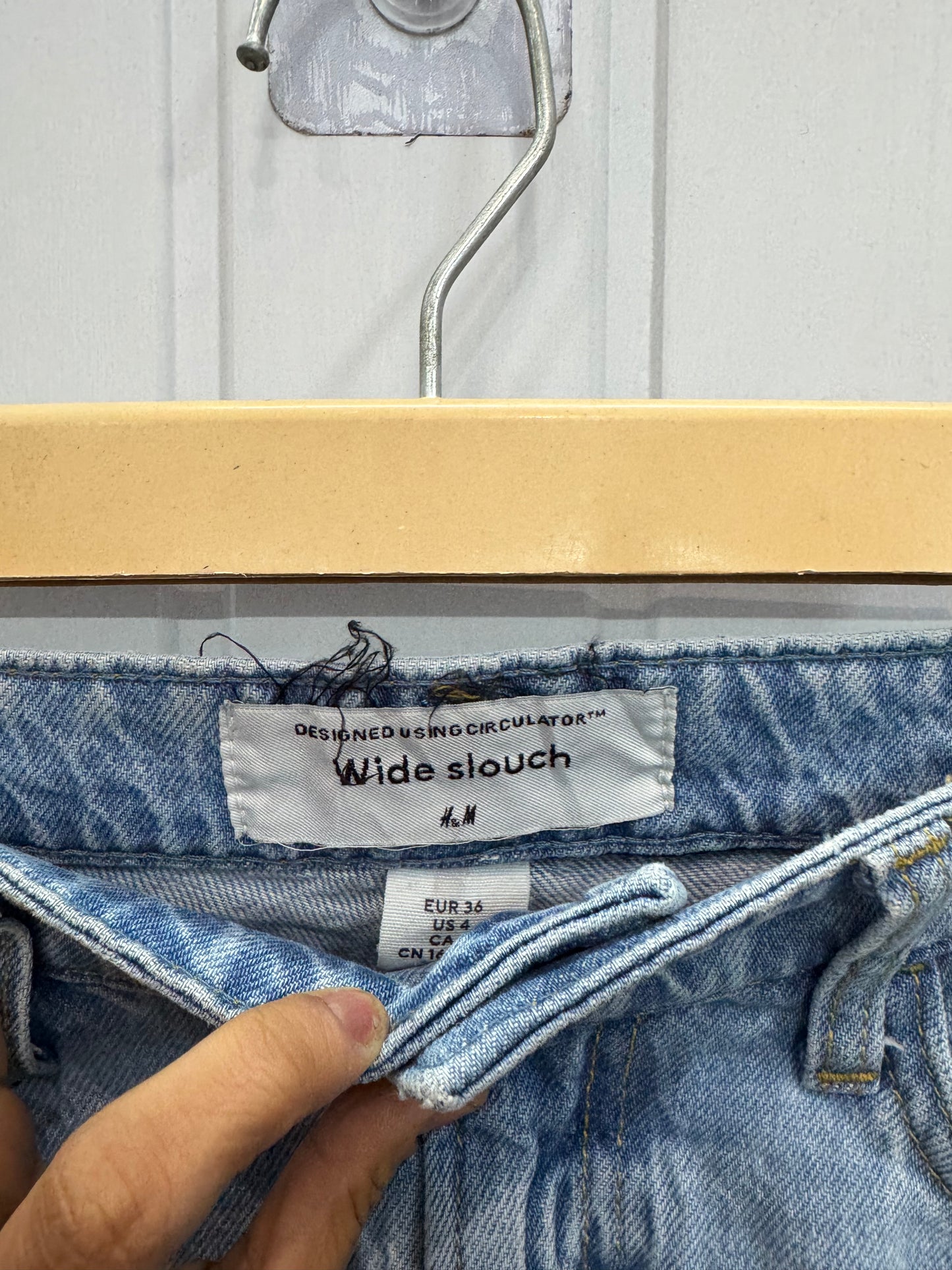 DE362-28 Wideleg Jeans