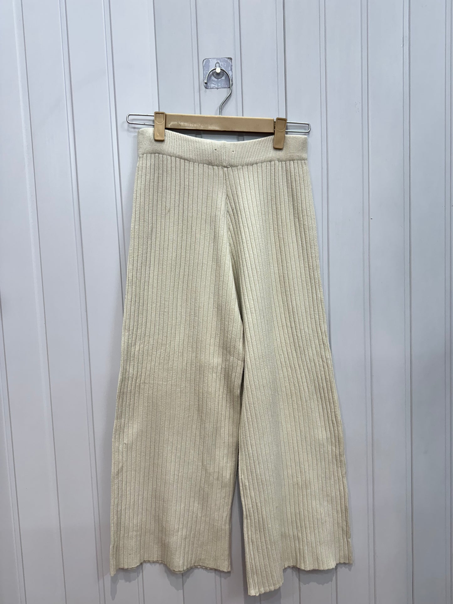 3109-24-26 White Woollen Trousers