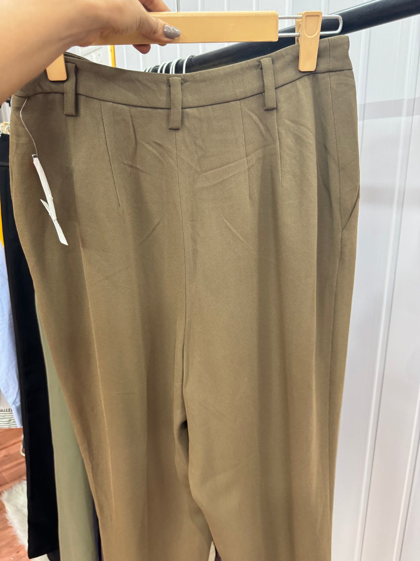 T08-30 Korean Olive Trousers