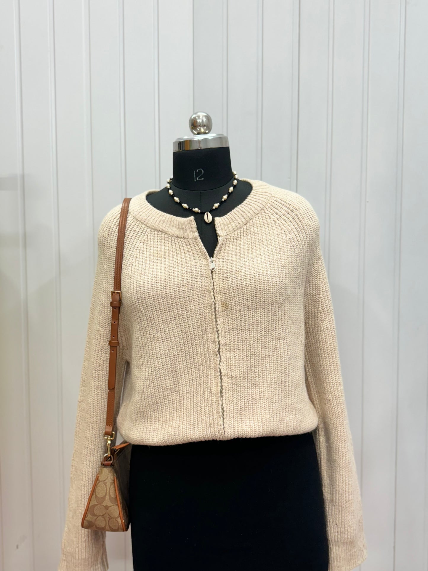 ST39-Beige Zipper