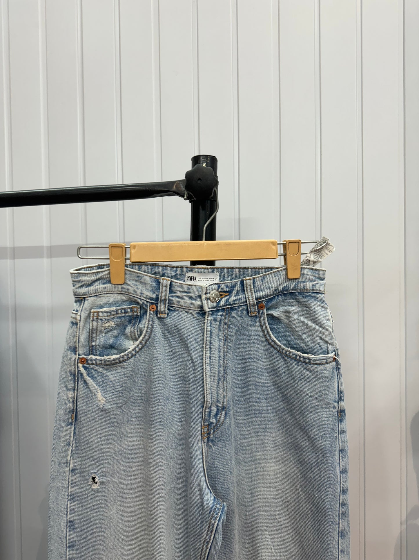 0206-28-30 Lightwash Wideleg Jeans