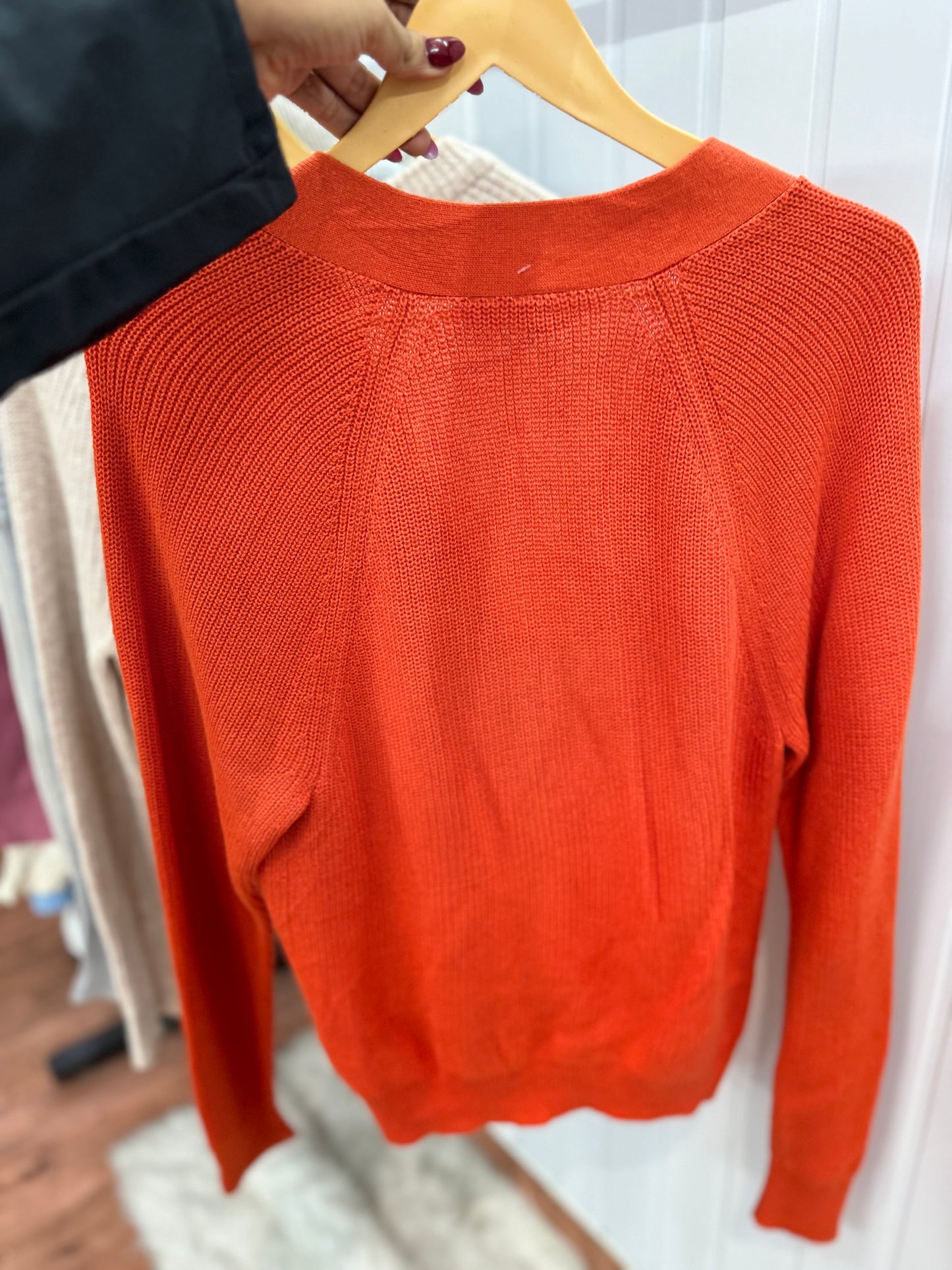 ST40-Orange Cardigan