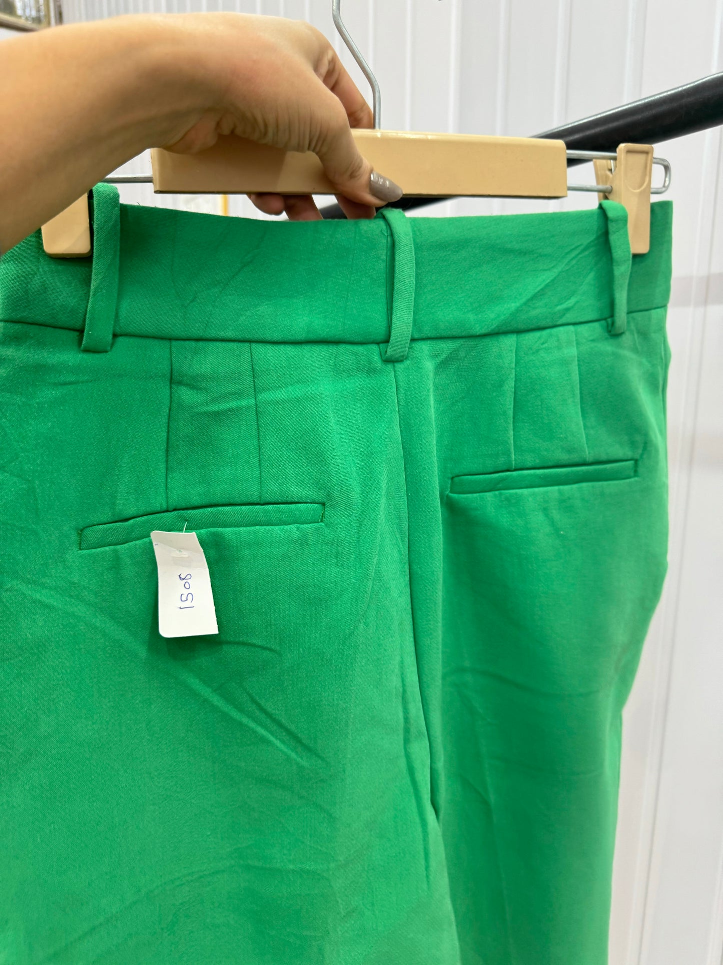 1508-28 Green Tapered Pants