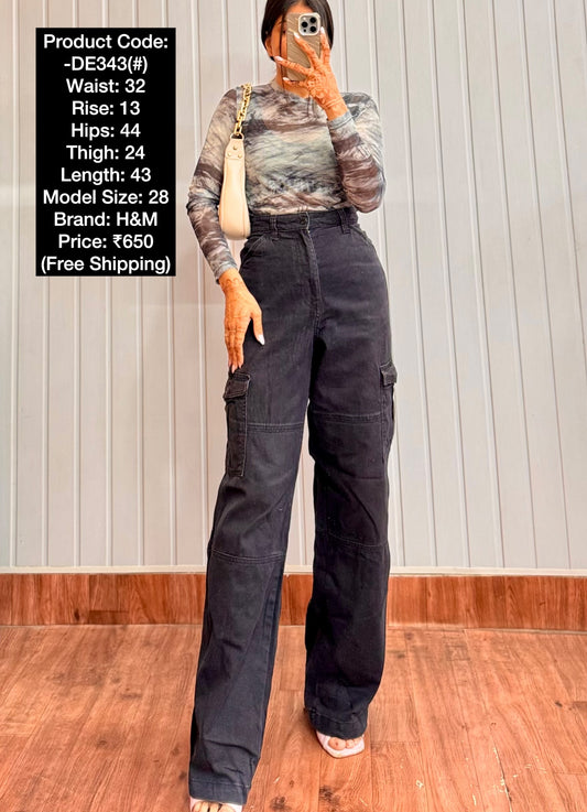 DE343-32 Cargo Jeans