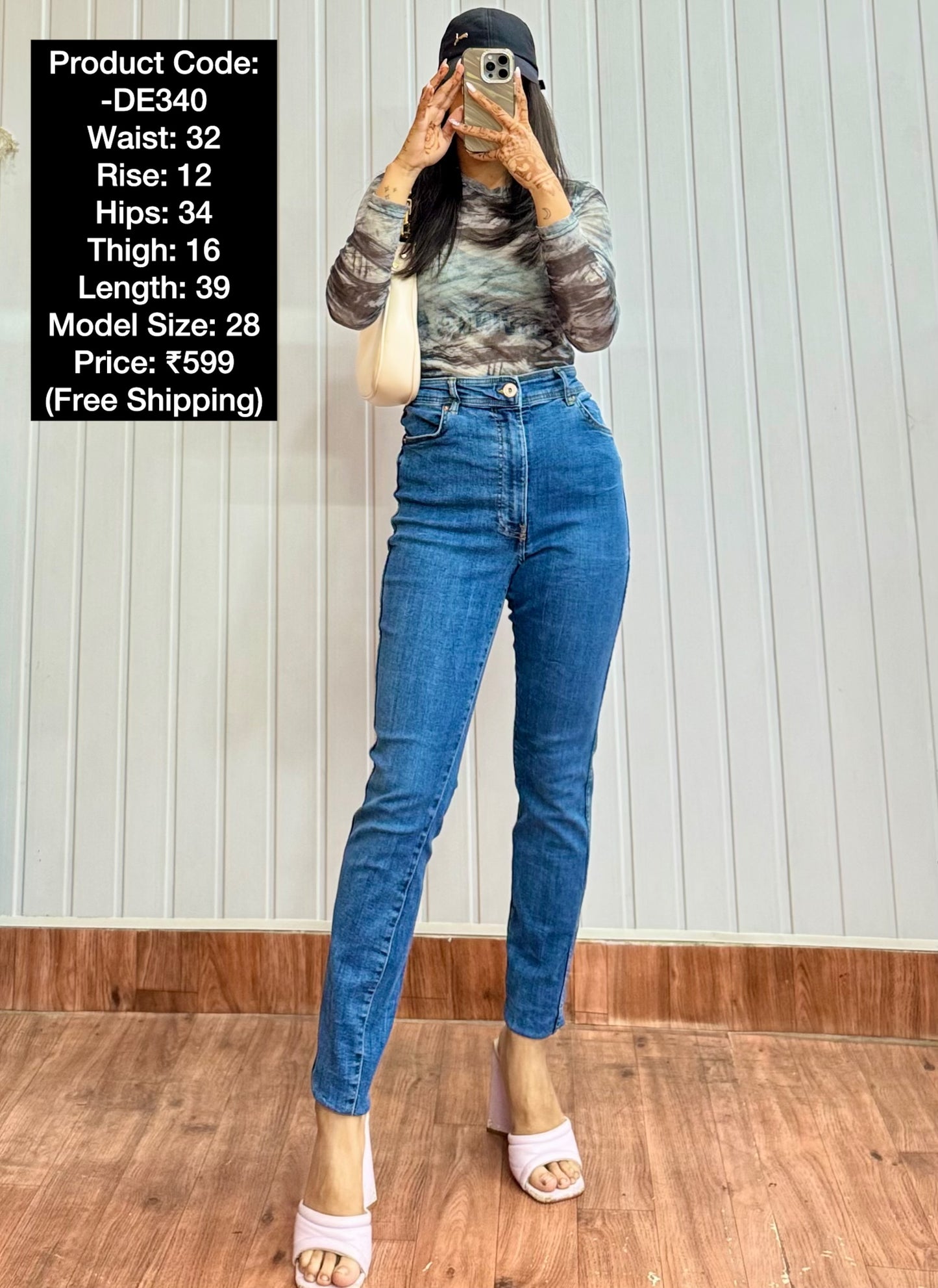 DE340-32 Skinny Jeans