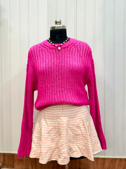 ST22-Rani Pink Pullover