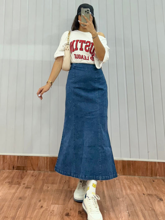 S64-28 Denim Skirt