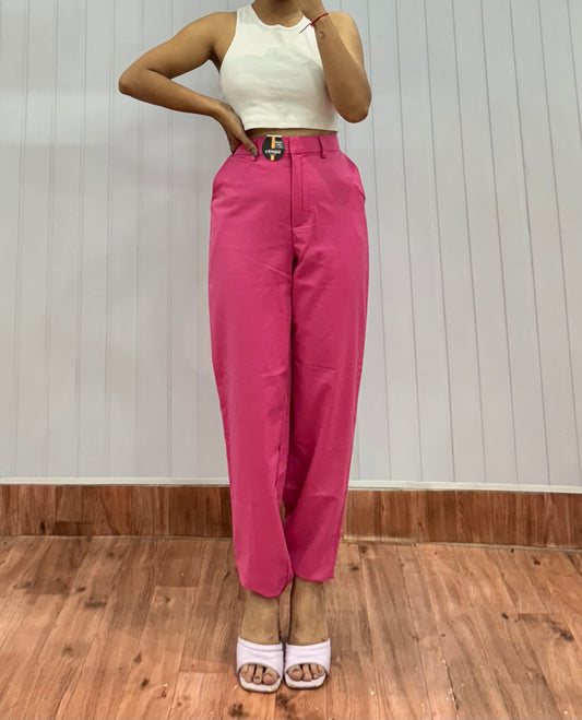 1506-28 Pink Tapered Pants