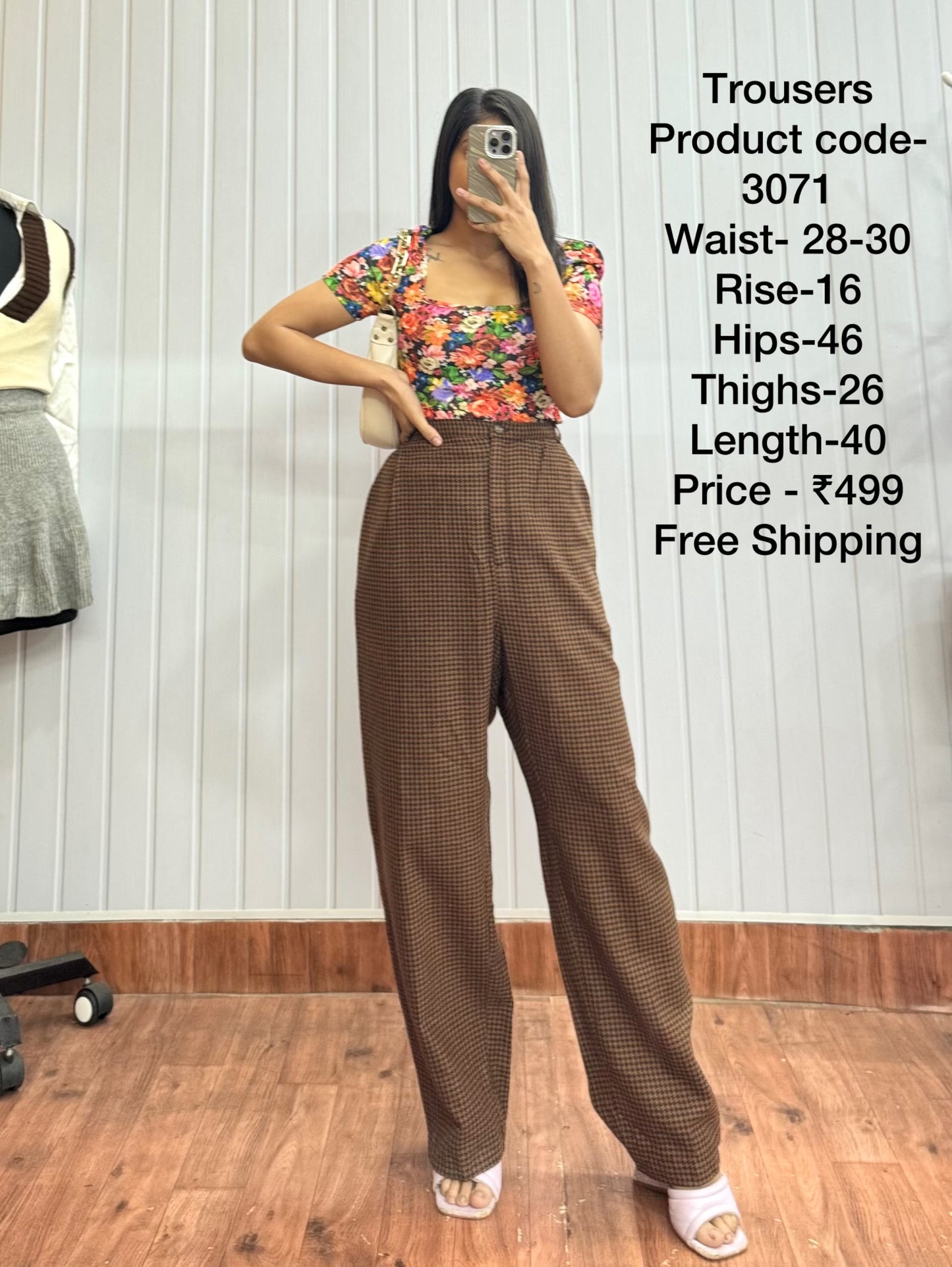 3071-28-30 Gingham Pants