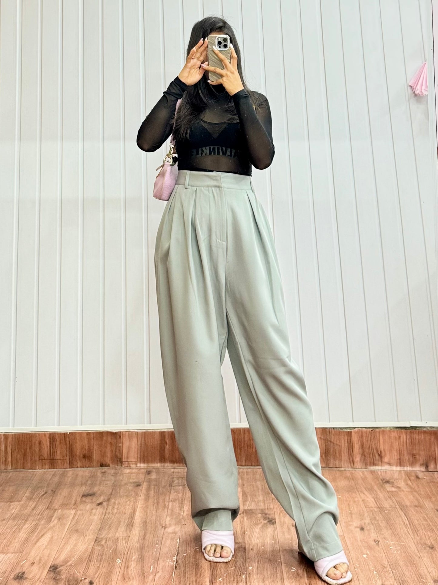 3192-30 Grey Tapered Trousers