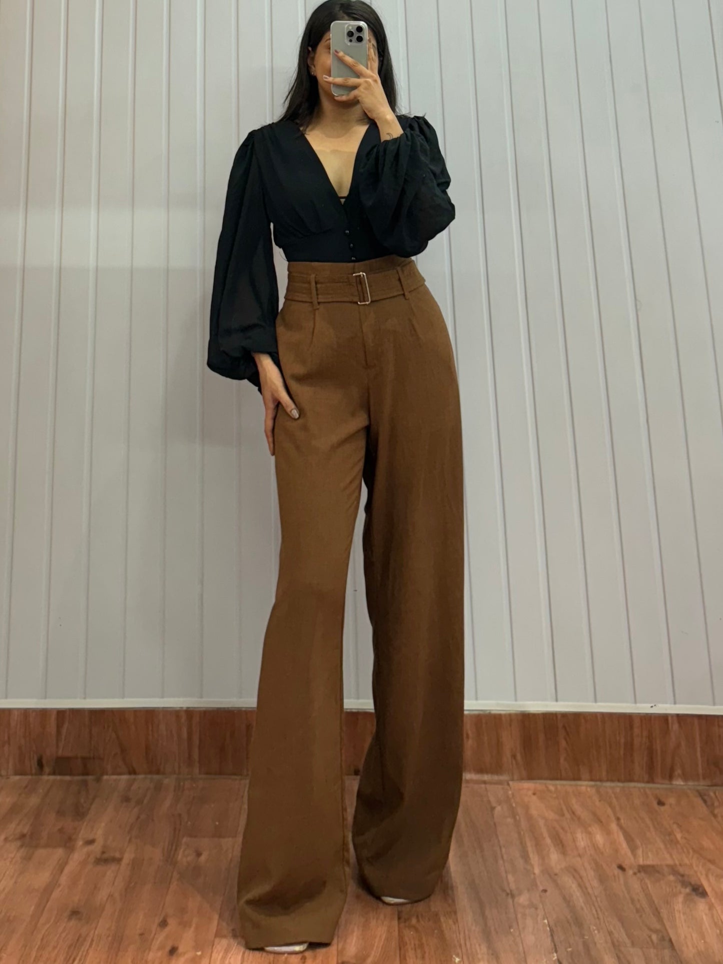 0611-34 Belted Trousers