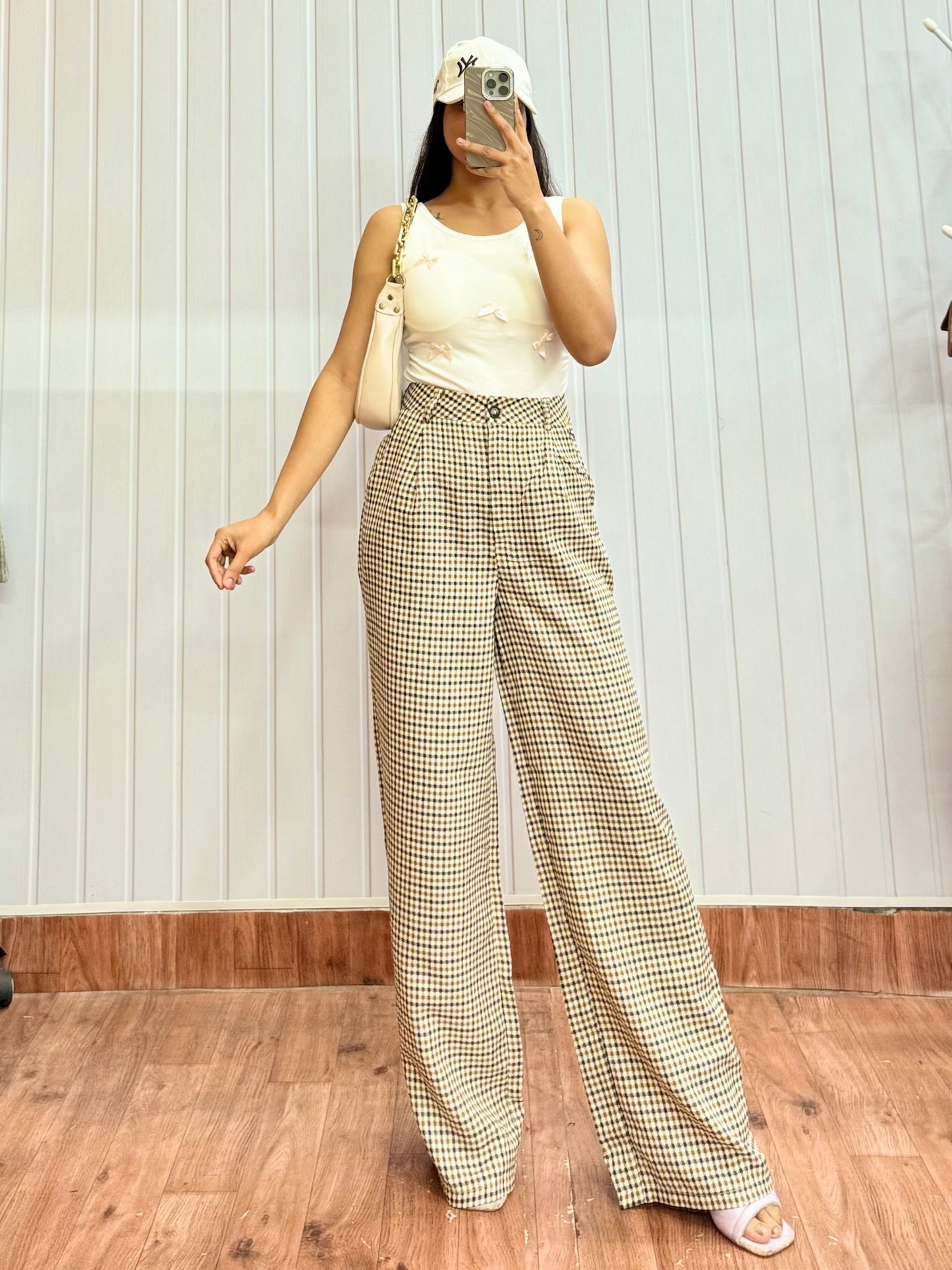 3098-26 Gingham Trousers