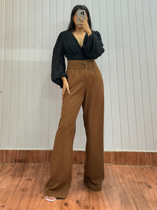 0611-34 Belted Trousers