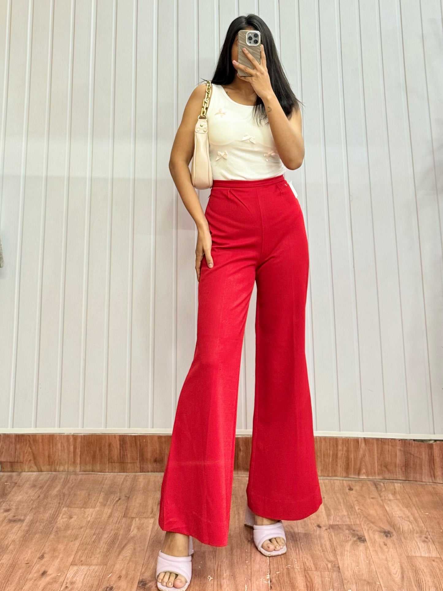 3096-28 Red Trousers